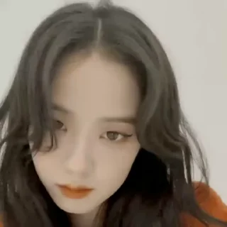 🍊 emoji ❤️JISOO🖤 — @stckrRobot Telegram sticker 6 of 50