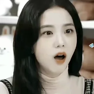 🍊 emoji ❤️JISOO🖤 — @stckrRobot Telegram sticker 12 of 50