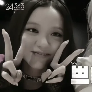 💿 emoji ❤️JISOO🖤 — @stckrRobot Telegram sticker 19 of 50