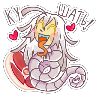 Sticker from Gary the tapeworm @ewwwabug