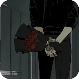 Sticker from Слёзы на увядших цветах. /Стик