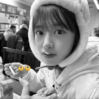 Sticker from yujin my gf