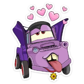 🥰 emoji Страшилки с Тачками @TgSticker Telegram sticker 20 of 36