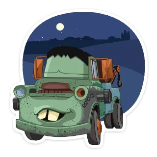 🌃 emoji Страшилки с Тачками @TgSticker Telegram sticker 18 of 36