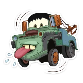 😝 emoji Страшилки с Тачками @TgSticker Telegram sticker 17 of 36