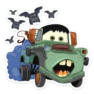 🦇 emoji Страшилки с Тачками @TgSticker Telegram sticker 14 of 36