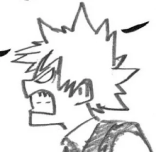 🤬 emoji Бакуго Telegram sticker 11 of 23