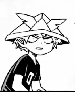 🤨 emoji Бакуго Telegram sticker 2 of 23