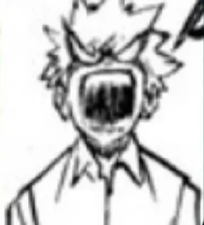 👺 emoji Бакуго Telegram sticker 14 of 23