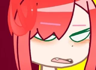 😡 emoji 🌷| Рена и Рейчел. ➡️ @Ctikerubot Telegram sticker 8 of 13