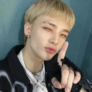 🪷 emoji 🪷| hyunjin @skzstickersss Telegram sticker 14 of 20