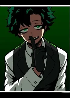 Sticker from Villain Deku~