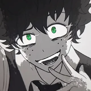 Sticker from Villain Deku~
