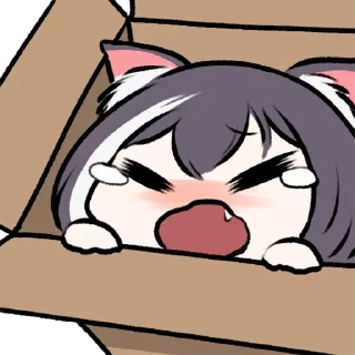 Sticker from Sad Kyaru-chan 2 @Sad_Kyaru_Chan