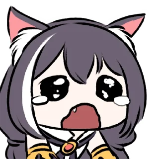 Sticker from Sad Kyaru-chan 2 @Sad_Kyaru_Chan