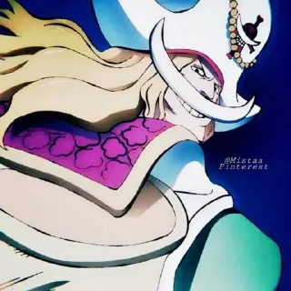 🤩 emoji Эдвард Ньгейт @one_piece_stiker777 @TgEmodziBot Telegram sticker 2 of 51