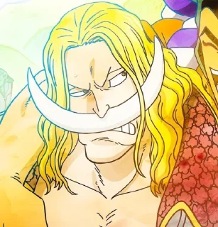 🤩 emoji Эдвард Ньгейт @one_piece_stiker777 @TgEmodziBot Telegram sticker 19 of 51
