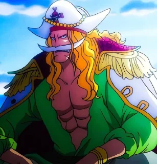 🤩 emoji Эдвард Ньгейт @one_piece_stiker777 @TgEmodziBot Telegram sticker 1 of 51