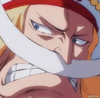 🤩 emoji Эдвард Ньгейт @one_piece_stiker777 @TgEmodziBot Telegram sticker 24 of 51