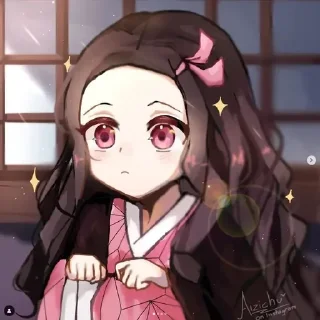 ⭐️ emoji Незуко-чан🌸 (@knystikerkrd) @pinterest_to_stickerbot Telegram sticker 16 of 120