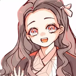 ⭐️ emoji Незуко-чан🌸 (@knystikerkrd) @pinterest_to_stickerbot Telegram sticker 12 of 120