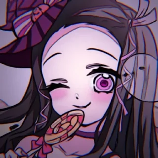 ⭐️ emoji Незуко-чан🌸 (@knystikerkrd) @pinterest_to_stickerbot Telegram sticker 6 of 120