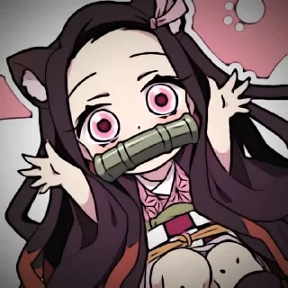 ⭐️ emoji Незуко-чан🌸 (@knystikerkrd) @pinterest_to_stickerbot Telegram sticker 14 of 120