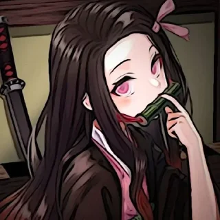 ⭐️ emoji Незуко-чан🌸 (@knystikerkrd) @pinterest_to_stickerbot Telegram sticker 18 of 120