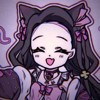 ⭐️ emoji Незуко-чан🌸 (@knystikerkrd) @pinterest_to_stickerbot Telegram sticker 10 of 120