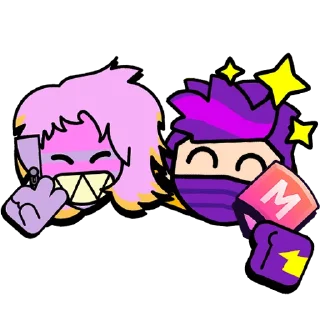 🤩 emoji Madonna Emz & Nurse Bea Telegram sticker 2 of 10