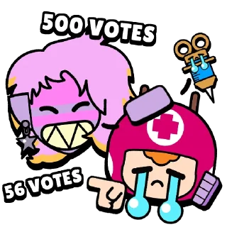 😍 emoji Madonna Emz & Nurse Bea Telegram sticker 8 of 10