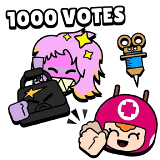 🤩 emoji Madonna Emz & Nurse Bea Telegram sticker 10 of 10
