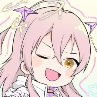 🎓 emoji жёсткий d4dj. Telegram sticker 9 of 90