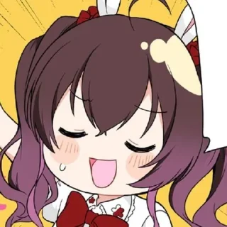 🎓 emoji жёсткий d4dj. Telegram sticker 20 of 90