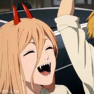 Sticker from Chainsaw Man p2 @fixfox