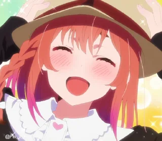 ☺️ emoji Kanojo, Okarishimasu 2 @fixfox Telegram sticker 1 of 44