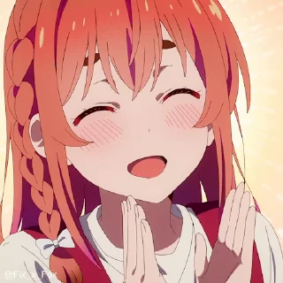 ☺️ emoji Kanojo, Okarishimasu 2 @fixfox Telegram sticker 21 of 44
