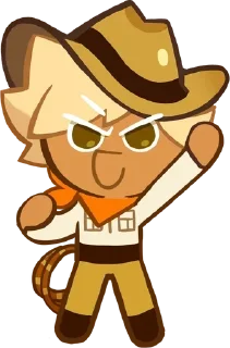🏜 emoji Adventurer Cookie! Telegram sticker 5 of 21