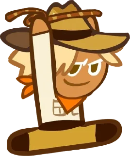 🏜 emoji Adventurer Cookie! Telegram sticker 21 of 21