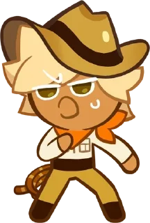 🏜 emoji Adventurer Cookie! Telegram sticker 8 of 21
