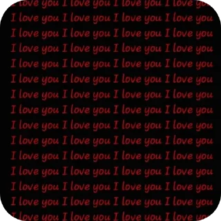 ❤ emoji <{"I love Sofa T"} > Telegram sticker 20 of 30