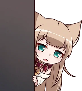😑 emoji Kinako (Osakana Neko) :: @line_stickers Telegram sticker 22 of 40