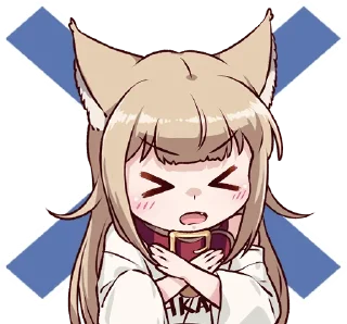 Kinako (Osakana Neko) :: @line_stickers sticker 4