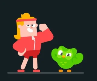 😀 emoji Duolingo @sozdat_stikery_bot Telegram sticker 9 of 28