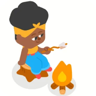 Sticker from Duolingo