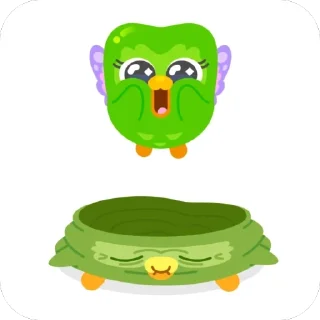 Sticker from duolingo 🦉
