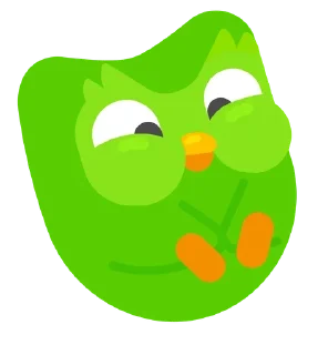 Sticker from Duolingo