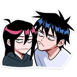 😒 emoji Икки и Мори • @TgStickery Telegram sticker 13 of 48