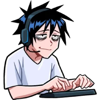 🤦 emoji Икки и Мори Telegram sticker 12 of 49