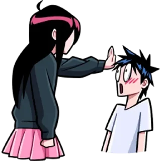 ❤️‍🔥 emoji Икки и Мори Telegram sticker 10 of 49